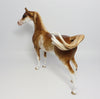 CROWN JEWEL~OOAK SORREL SABINO ARABIAN MODEL HORSE BY SHERYL LEISURE 6/2/17