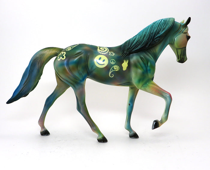 EMERALD DAYDREAM-TIE DYE TENNESSEE WALKER-OOAK-10/9