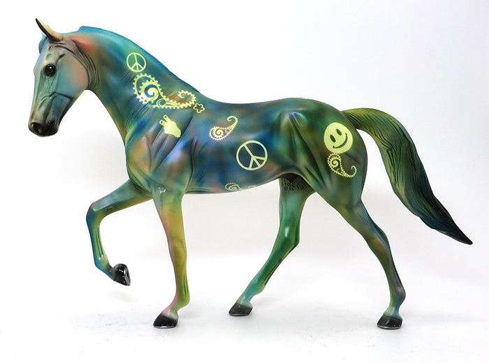EMERALD DAYDREAM-TIE DYE TENNESSEE WALKER-OOAK-10/9
