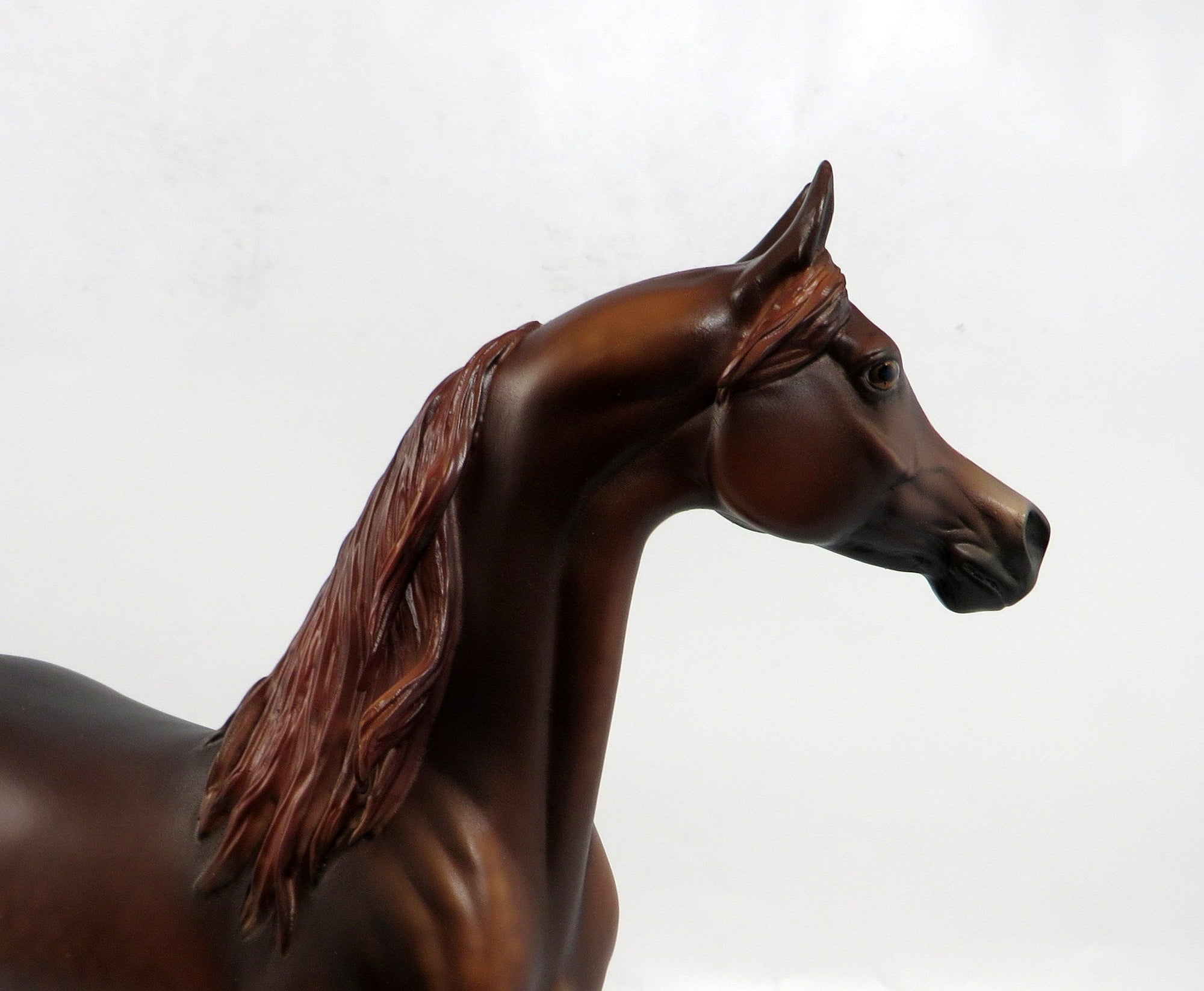 CHESTER-OOAK DAPPLE CHESTNUT ARABIAN MODEL HORSE BY SHERYL LEISURE  12/29