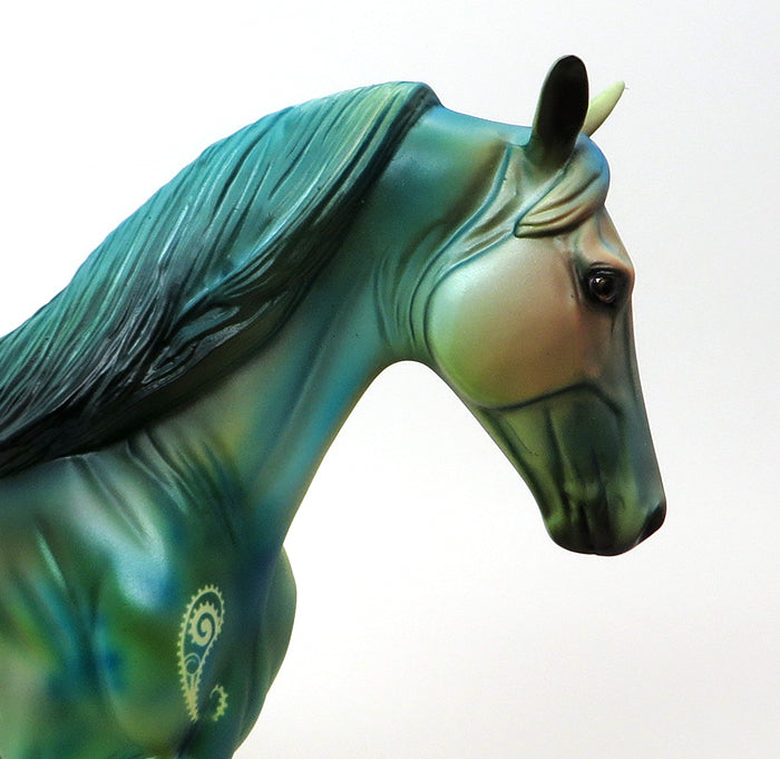 EMERALD DAYDREAM-TIE DYE TENNESSEE WALKER-OOAK-10/9