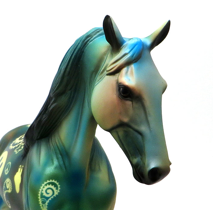EMERALD DAYDREAM-TIE DYE TENNESSEE WALKER-OOAK-10/9