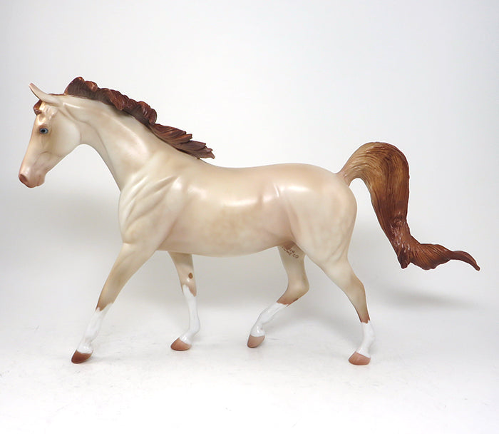 DO YOU FEEL THE SAME WAY - OOAK CREMELLO PONY MODEL HORSE - 1/29