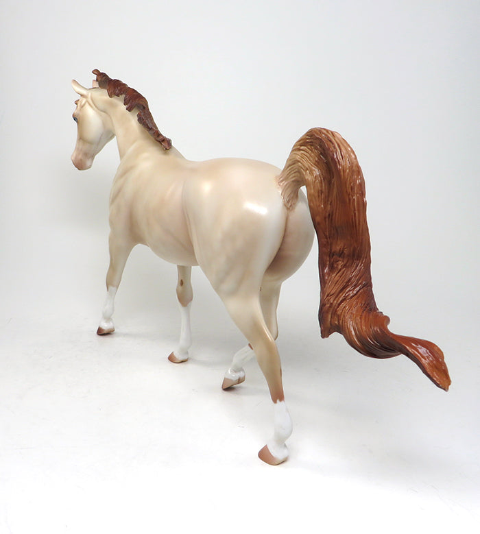 DO YOU FEEL THE SAME WAY - OOAK CREMELLO PONY MODEL HORSE - 1/29