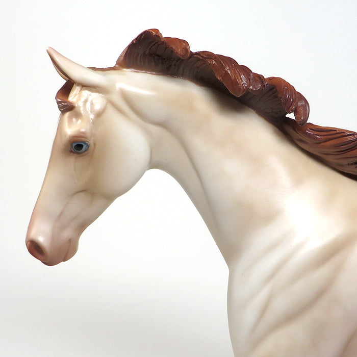 DO YOU FEEL THE SAME WAY - OOAK CREMELLO PONY MODEL HORSE - 1/29