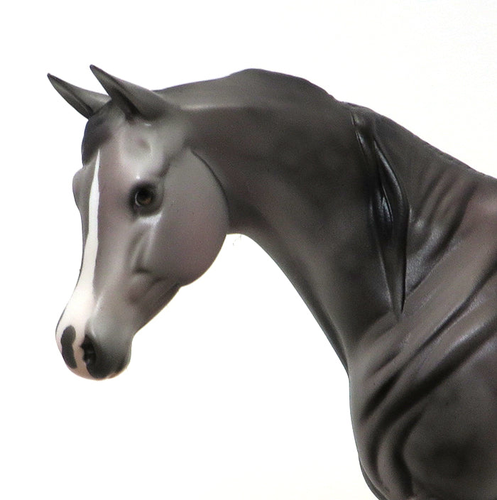 ROSE GREY MODEL HORSE