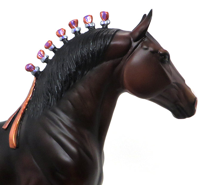 OOAK DAPPLE BAY MODEL HORSE