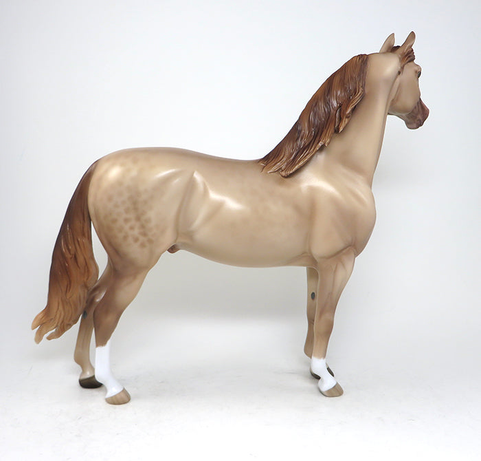 ZOOLANDER - OOAK REVERSE DAPPLE CHAMPAGNE MORGAN MODEL HORSE by SHERYL LEISURE - 1/29
