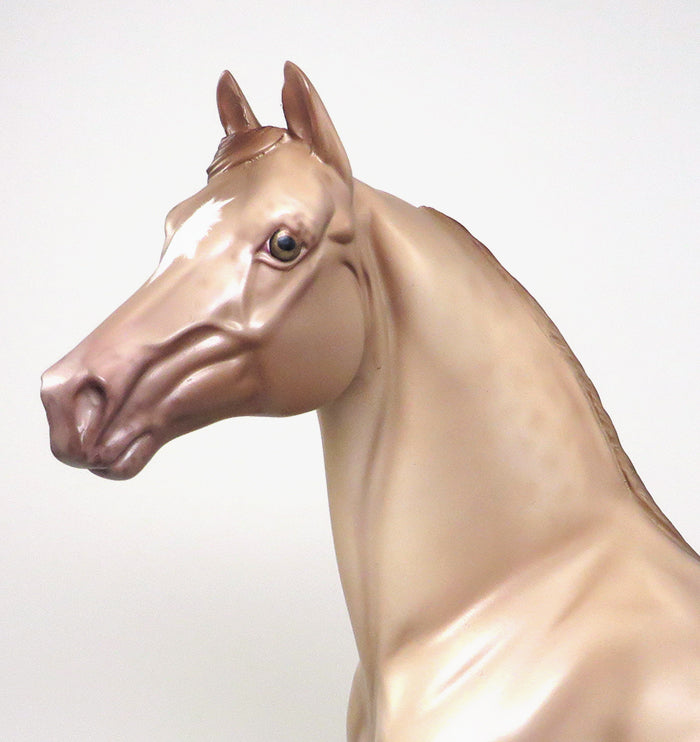 ZOOLANDER - OOAK REVERSE DAPPLE CHAMPAGNE MORGAN MODEL HORSE by SHERYL LEISURE - 1/29