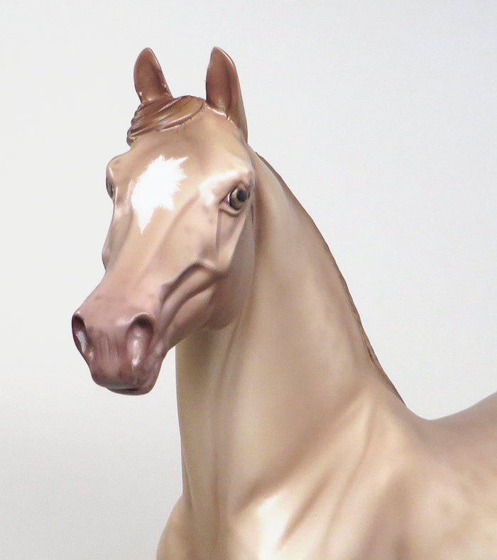 ZOOLANDER - OOAK REVERSE DAPPLE CHAMPAGNE MORGAN MODEL HORSE by SHERYL LEISURE - 1/29