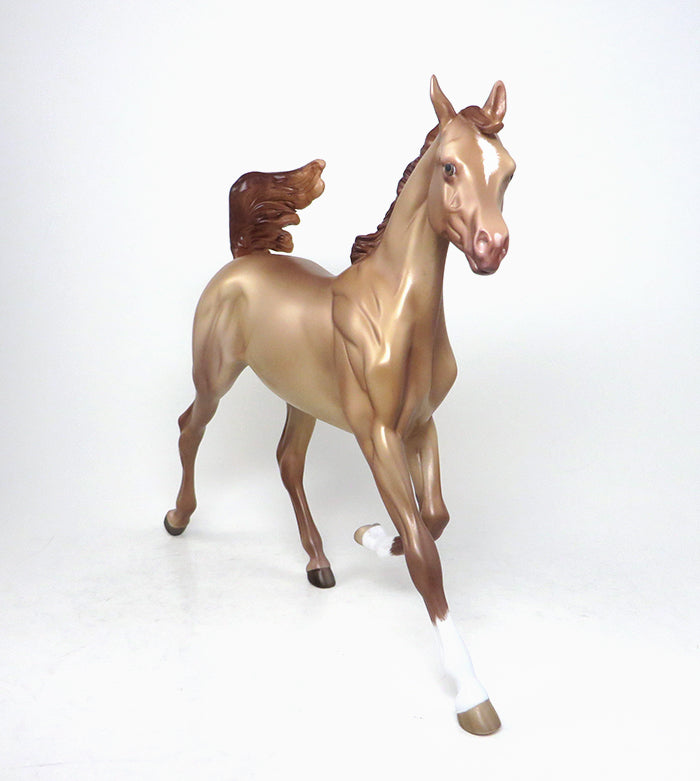FINDING DORY - OOAK CHAMPAGNE YEARLING MODEL HORSE by SHERYL LEISURE - 1/29