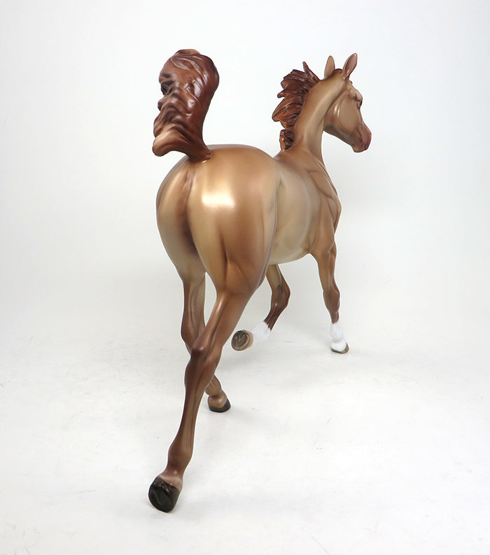 FINDING DORY - OOAK CHAMPAGNE YEARLING MODEL HORSE by SHERYL LEISURE - 1/29