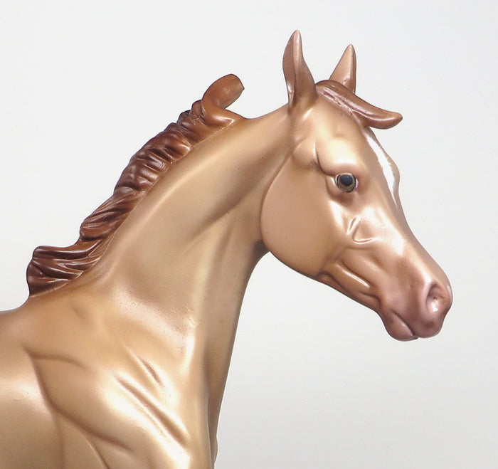 FINDING DORY - OOAK CHAMPAGNE YEARLING MODEL HORSE by SHERYL LEISURE - 1/29