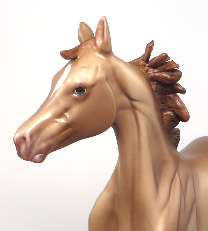 FINDING DORY - OOAK CHAMPAGNE YEARLING MODEL HORSE by SHERYL LEISURE - 1/29