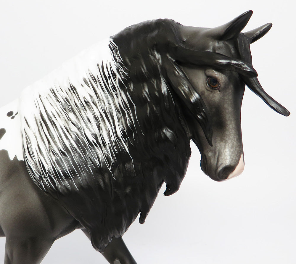 MAMBO~OOAK LOUD APPALOOSA TAIL PONY MODEL HORSE 6/6/17