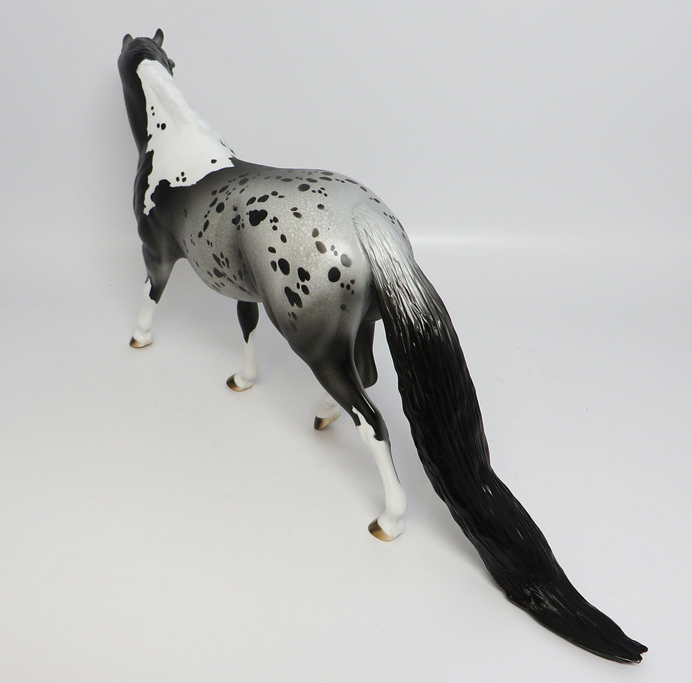 MAMBO~OOAK LOUD APPALOOSA TAIL PONY MODEL HORSE 6/6/17