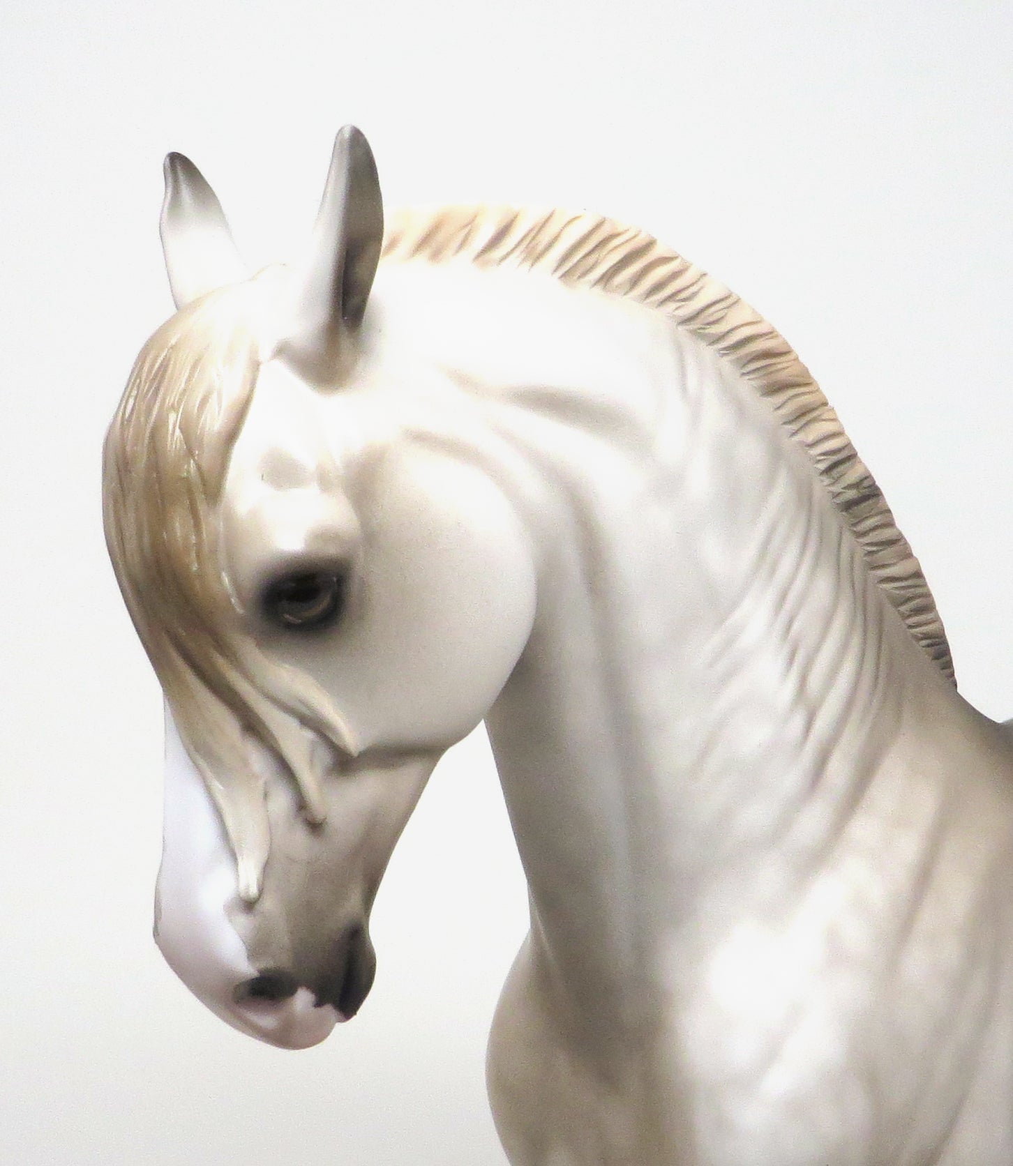 LA LA LAND - OOAK DAPPLE GREY ANDALUSIAN MODEL HORSE - 1/29