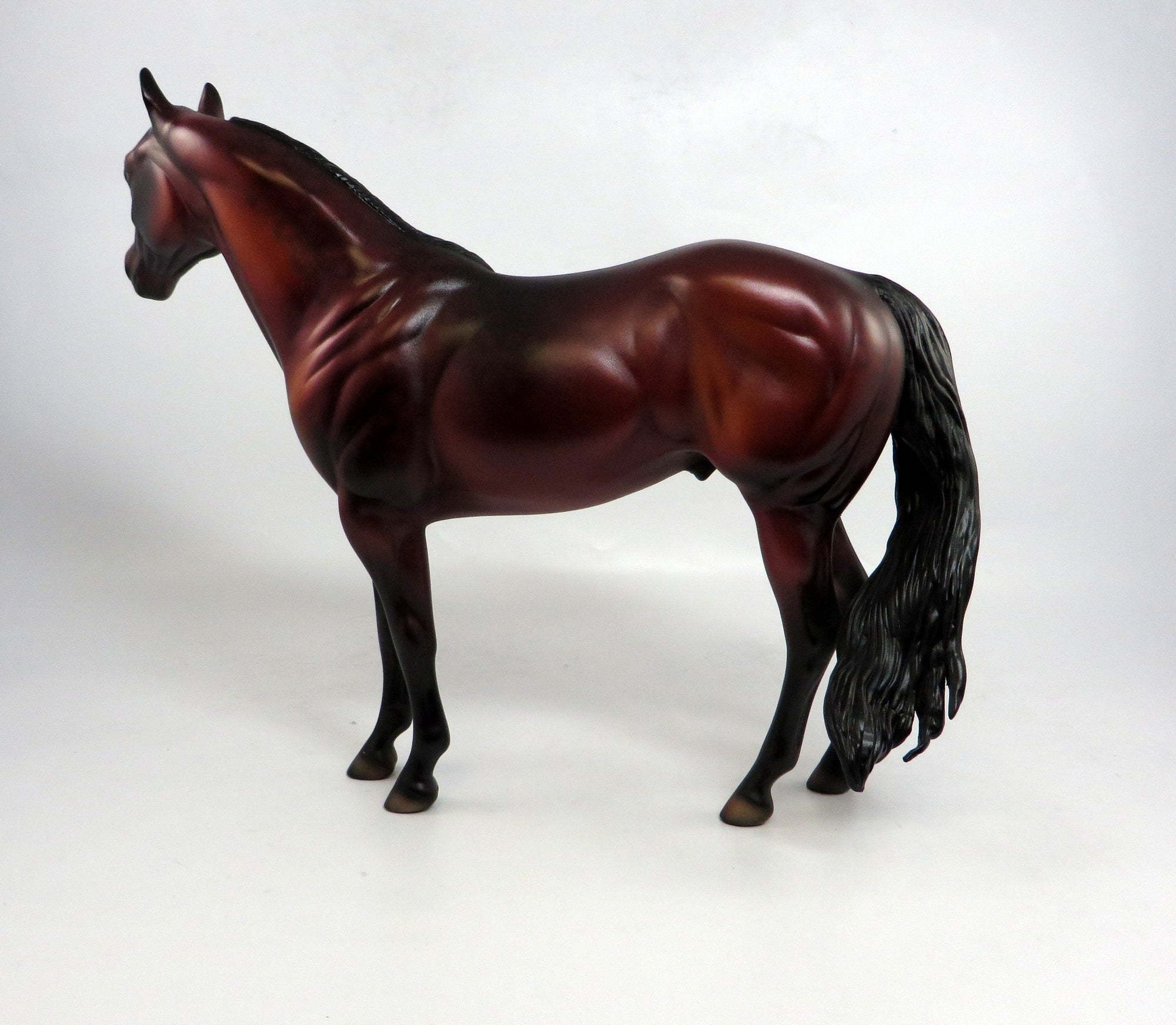 HAY MITCH-OOAK DAPPLE BAY ISH MODEL HORSE BY DAWN QUICK 12/30