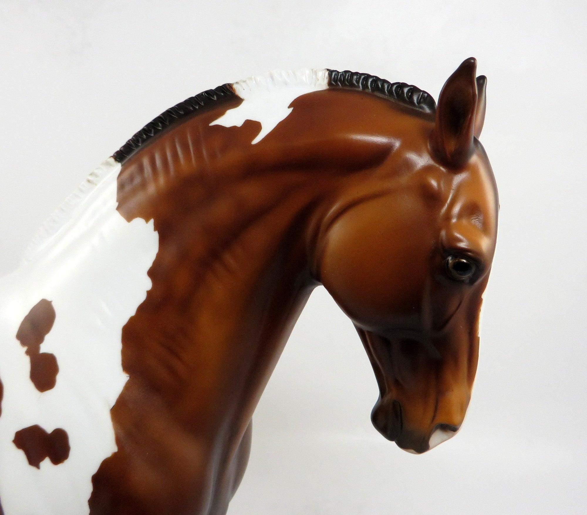 MALONE-OOAK DAPPLE BAY PAINT ANDALUSIAN MODEL HORSE 12/30