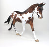 RHAPSODY AND RHYTHM - OOAK BROWN BAY OVERO PALOUSE-MODEL HORSE by SHERYL LEISURE - 1/11