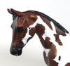 RHAPSODY AND RHYTHM - OOAK BROWN BAY OVERO PALOUSE-MODEL HORSE by SHERYL LEISURE - 1/11