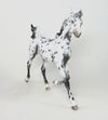 FRECKLES2-LOUD APPALOOSA YEARLING MODEL HORSE 12/15