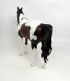 BAD MEDICINE-OOAK DAPPLE BAY PAINT ISH MODEL HORSE 12/30