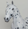 KENSINGTON-OOAK-LOUD APPALOOSA STANDING DRAFTER MODEL HORSE  12/15