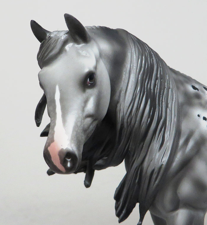 DARLING CLEMENTINE - OOAK APPALOOSA PEBBLES MODEL HORSE - 12/17