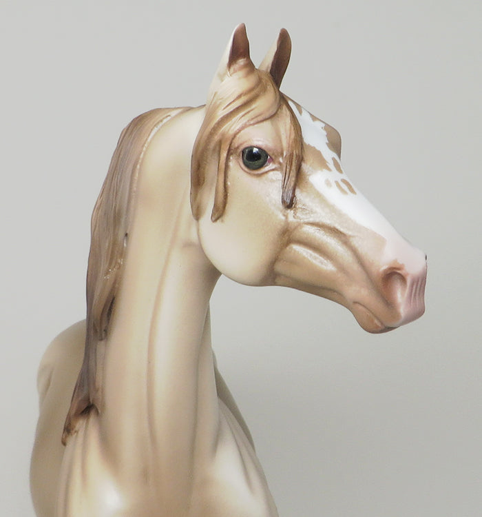 CHAMPAGNE AND CAVIAR DREAMS-OOAK-CHAMPAGNE MORGAN MODEL HORSE 12/15