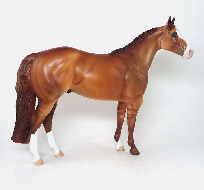 red dun pluribus model horse