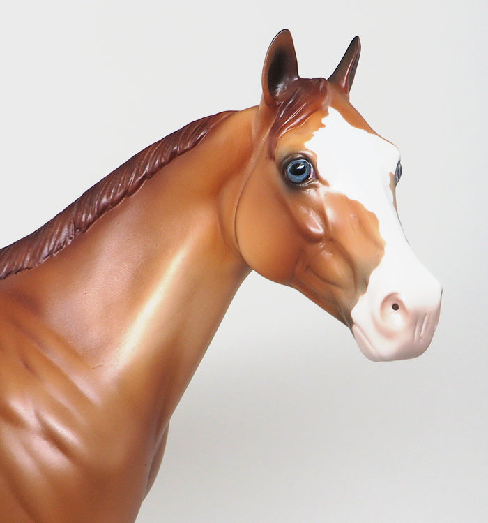 PLURIBUS~LE-2-RED DUN ISH MODEL HORSE 12/15