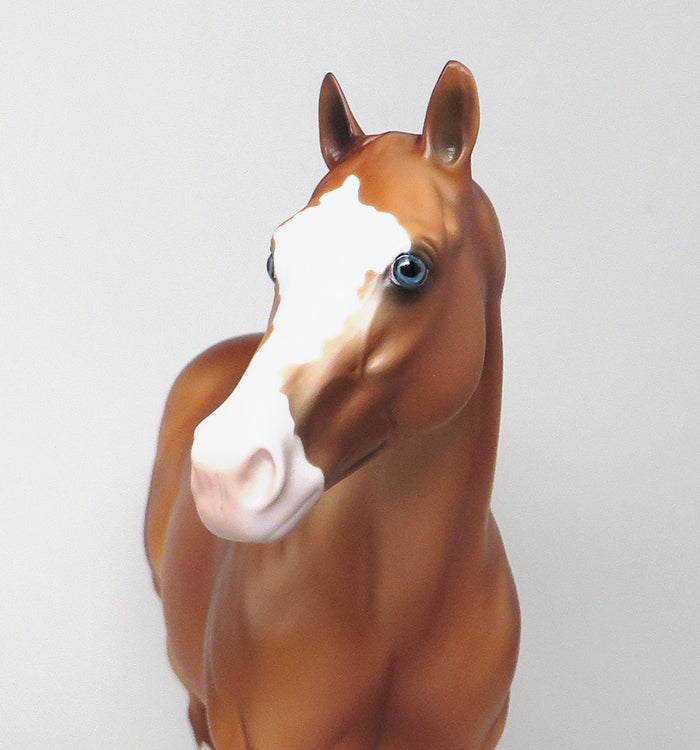 PLURIBUS~LE-2-RED DUN ISH MODEL HORSE 12/15