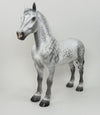 CHUGS-DAPPLE GREY-OOAK-STANDING DRAFTER MODEL HORSE 12/16