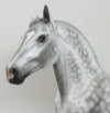 CHUGS-DAPPLE GREY-OOAK-STANDING DRAFTER MODEL HORSE 12/16
