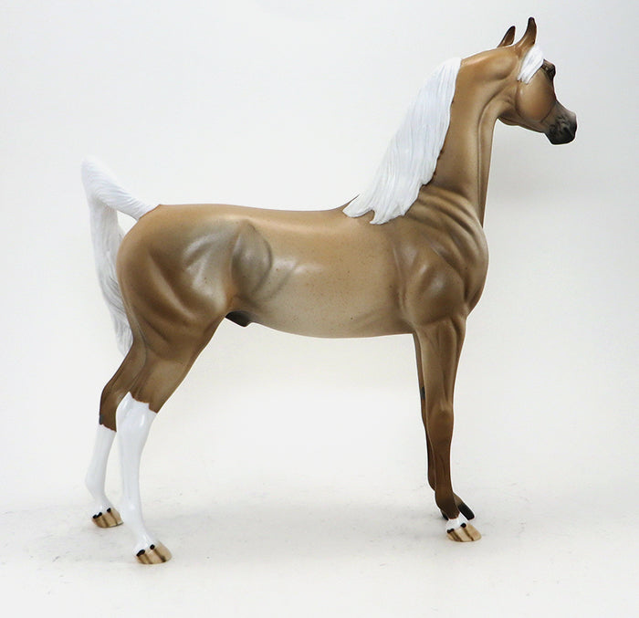 BALADI - OOAK PALOMINO ROAN ARABIAN MODEL HORSE - 10/16
