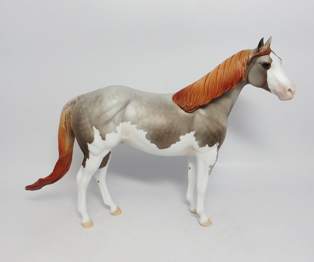 GROUND COVER-LE-4 GREY SPLASH ISH MODEL HORSE BY DAWN QUICK 12/27/17