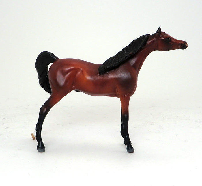 BAY ARABIAN  MODEL HORSE