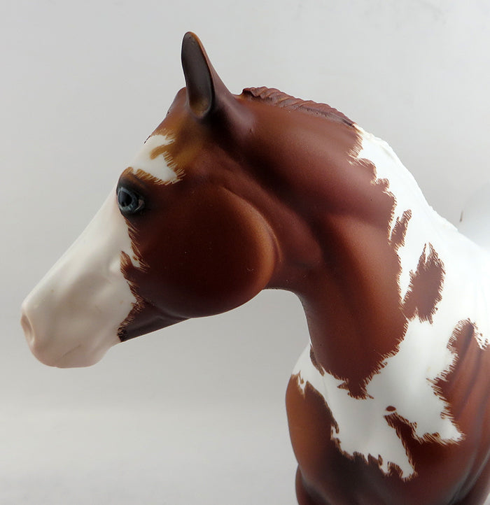 MISSISSIPPI MUD-OOAK ETCHED CHESTNUT PAINT ISH MODEL HORSE 1/7/17