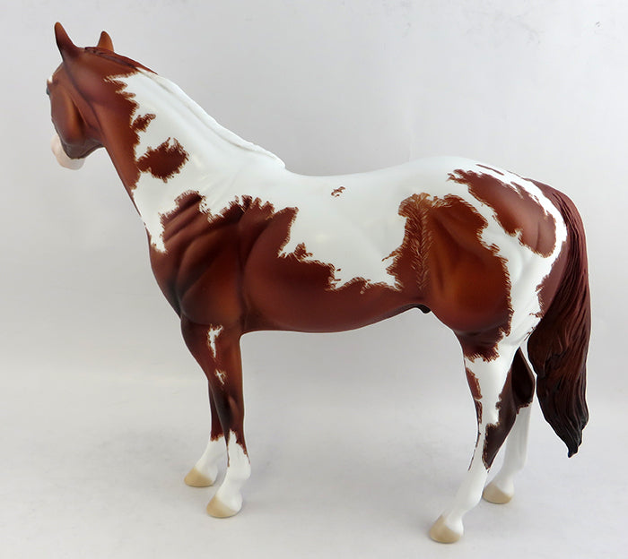 MISSISSIPPI MUD-OOAK ETCHED CHESTNUT PAINT ISH MODEL HORSE 1/7/17