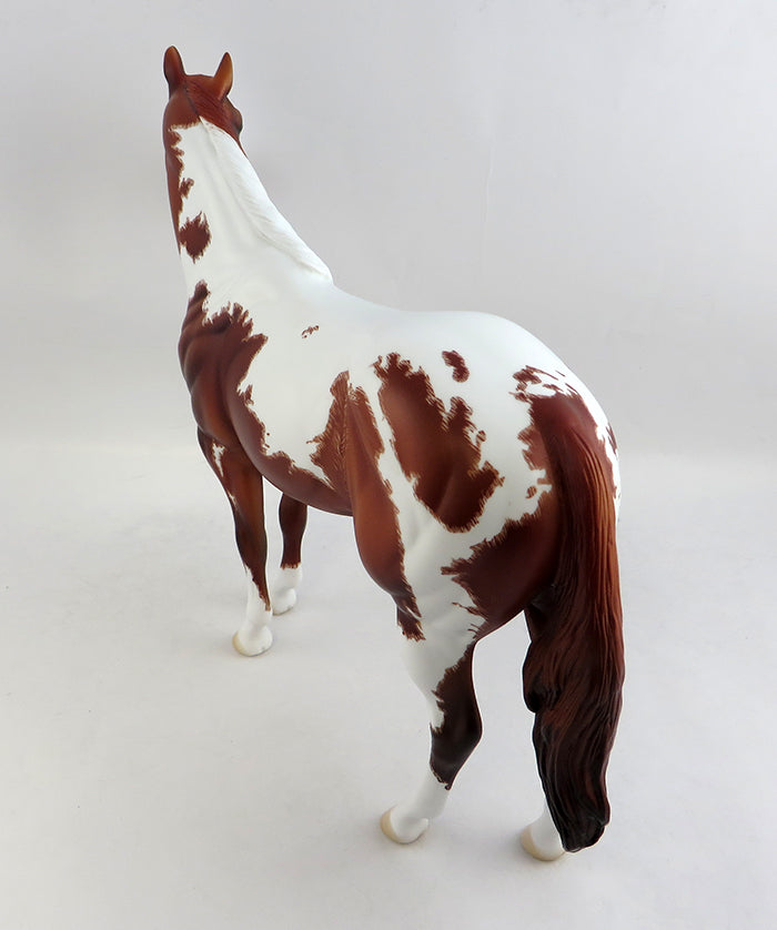MISSISSIPPI MUD-OOAK ETCHED CHESTNUT PAINT ISH MODEL HORSE 1/7/17