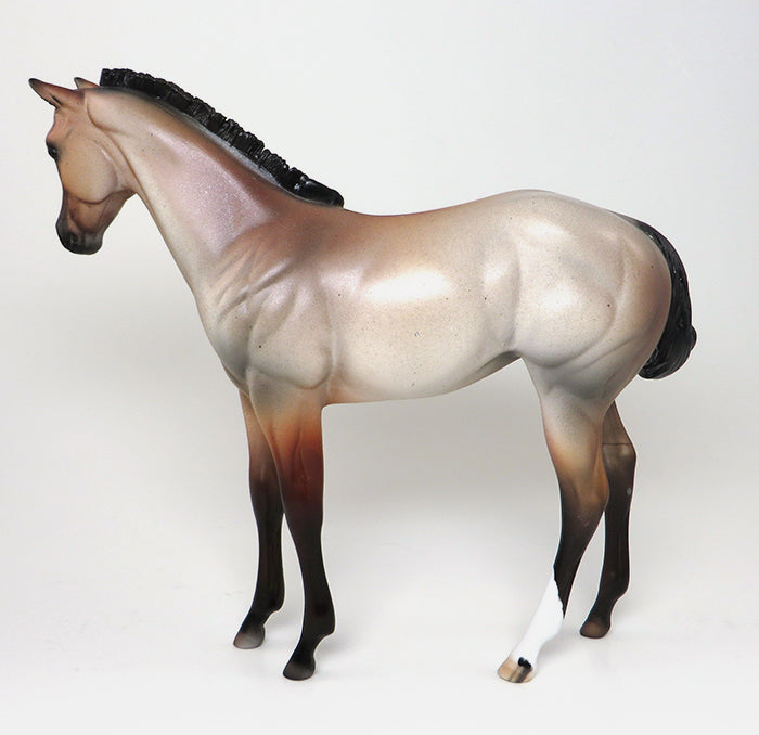 WONDERFUL TONIGHT~OOAK-BAY ROAN WEANLING~MODEL HORSE 12/15