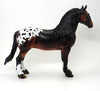 LESTER STAND - OOAK SEAL BAY APPALOOSA DRAFTER - 10/1