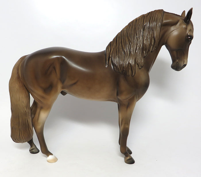ORWELL-OOAK CHESTNUT ANDALUSIAN MODEL HORSE 08/03/16