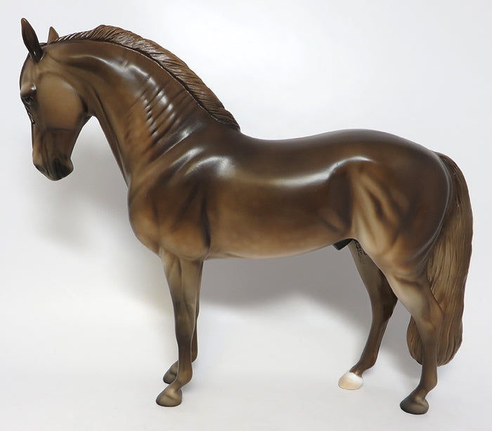 ORWELL-OOAK CHESTNUT ANDALUSIAN MODEL HORSE 08/03/16