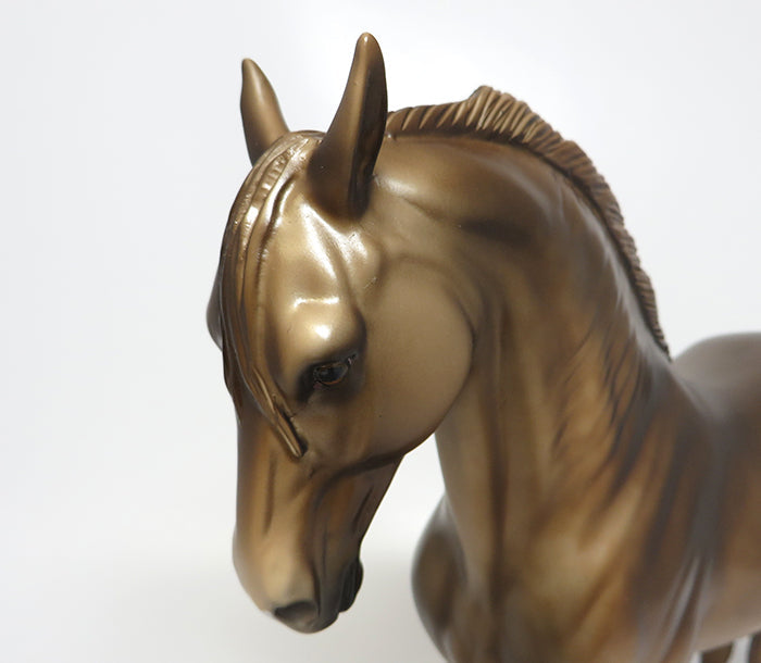 ORWELL-OOAK CHESTNUT ANDALUSIAN MODEL HORSE 08/03/16