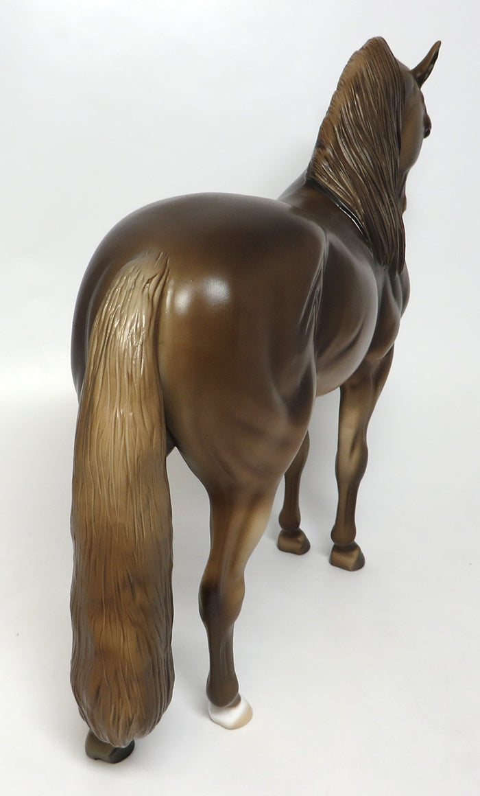ORWELL-OOAK CHESTNUT ANDALUSIAN MODEL HORSE 08/03/16