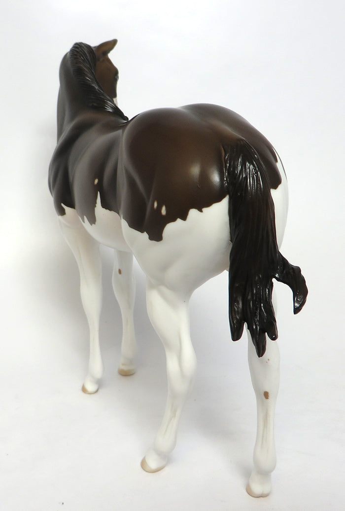 SVEVO-OOAK BROWN PAINT YEARLING MODEL HORSE 08/03/16
