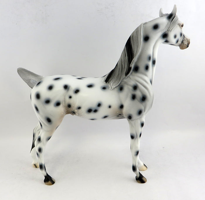 MONSOON-OOAK APPALOOSA ARABIAN MODEL HORSE 1/6/17