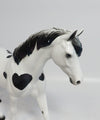 GALAXY LOVE-OOAK HEART DECORATOR PONY MODEL HORSE 1-4-18